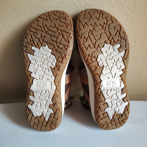 SAS Women's Brown Embark Sport Sandals Sz 7N-Comfort Easy Close Casual Walking - Picture 7 of 9